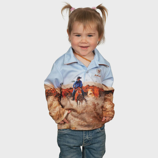Ariat Kids Fishing Shirt Cattleman