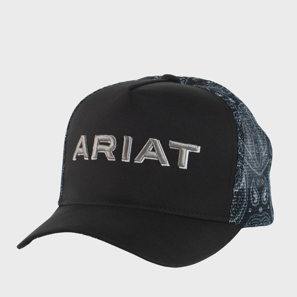 Ariat Paisley Trucker Cap Black