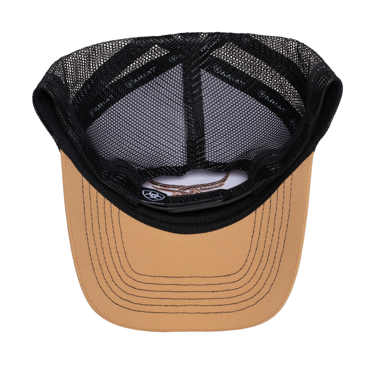 Ariat Bull Horn Trucker Cap Black/Khaki