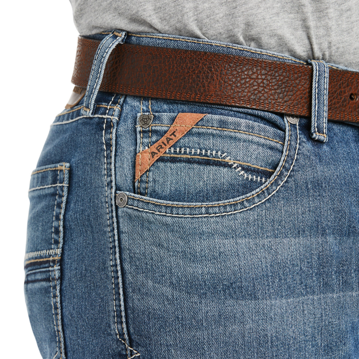 Ariat Mens M5 Slim Leg Stretch Santiago Jeans