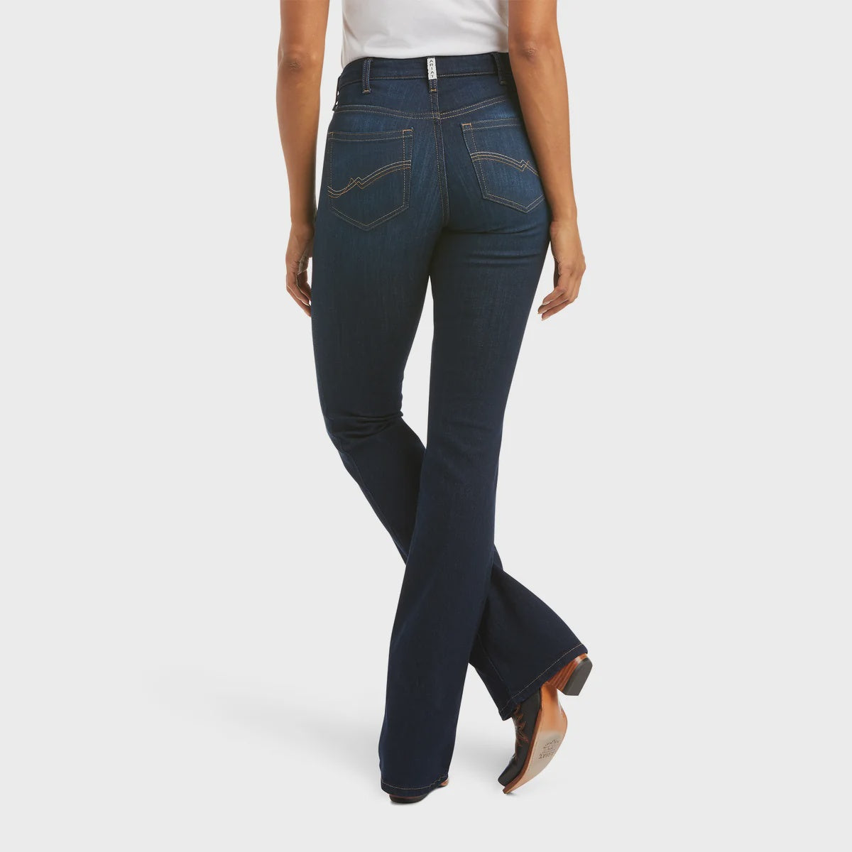 Ariat Womens Real High Rise Boot Cut Ballary Jeans