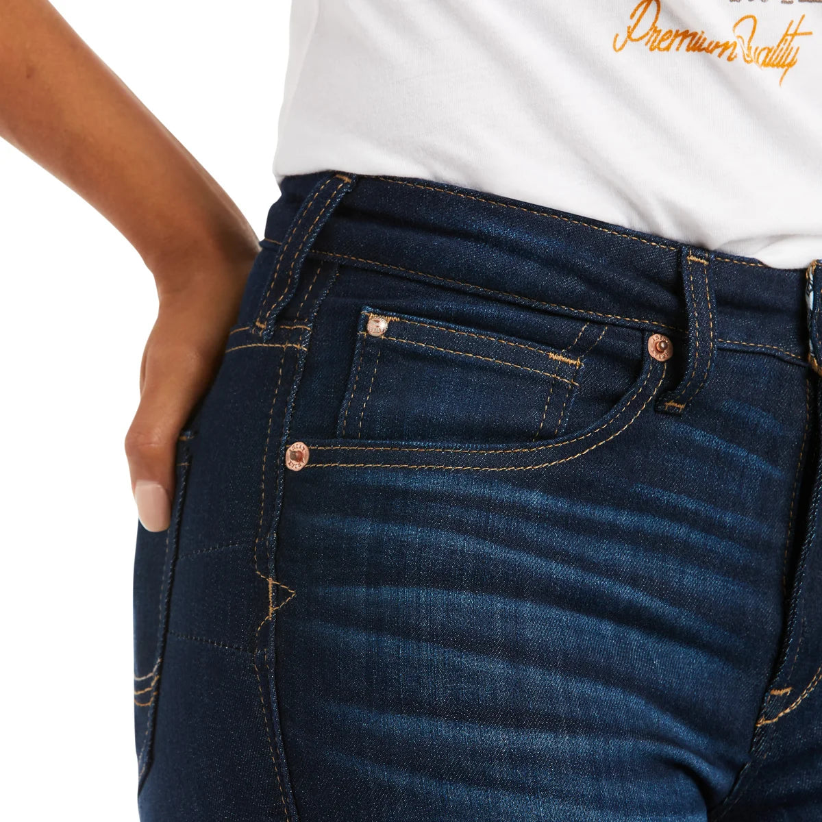 Ariat Womens Real High Rise Boot Cut Ballary Jeans