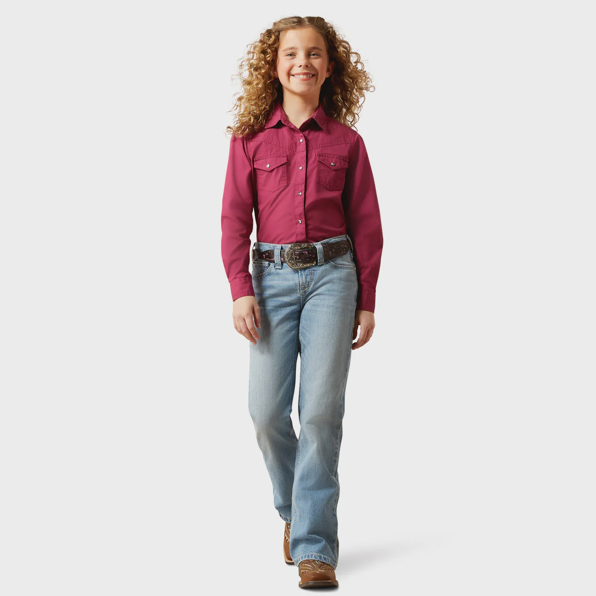 Ariat Girls Shine Bright Snap L/S Shirt