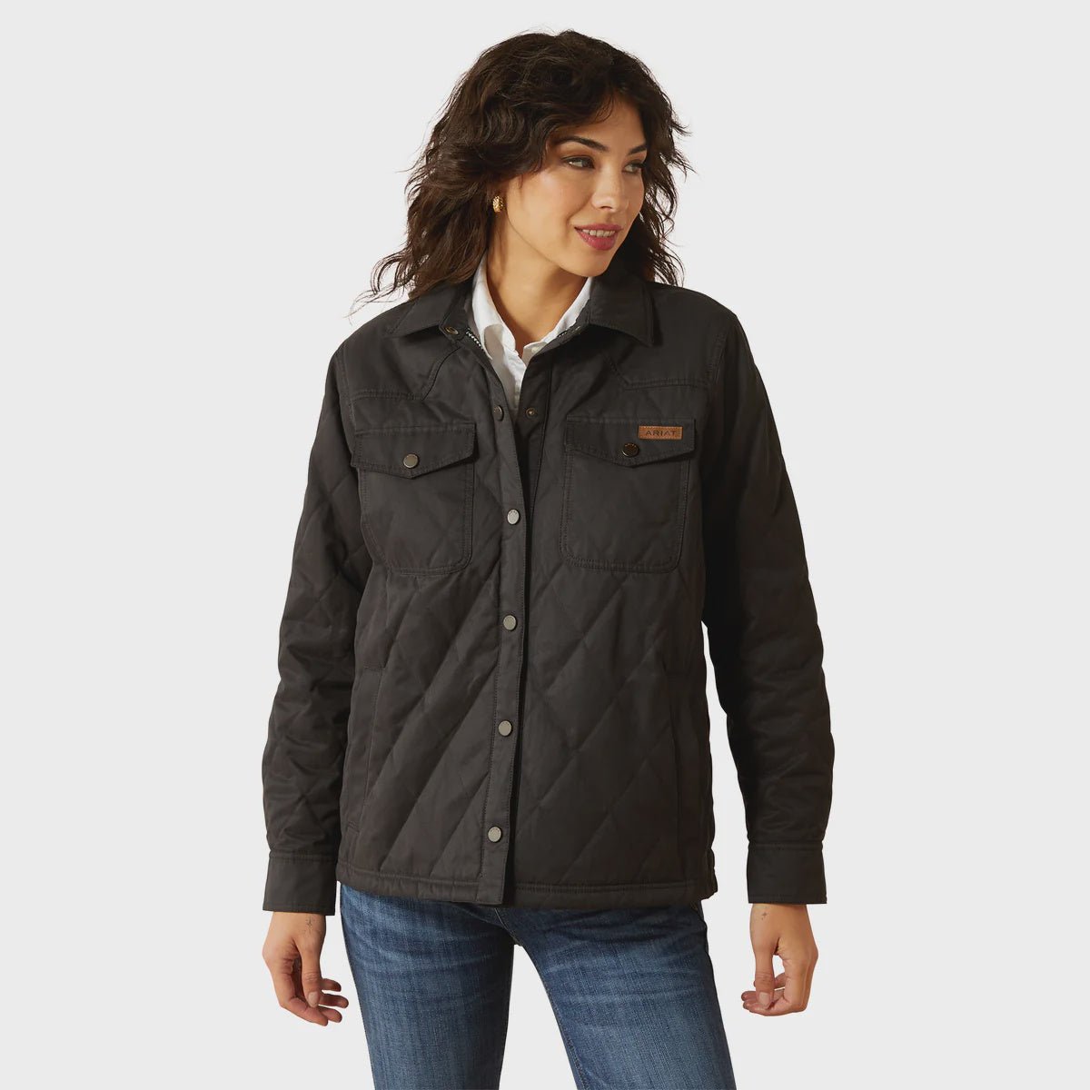 Ariat Womens 2026 Grizzly Quilted Barn Jacket