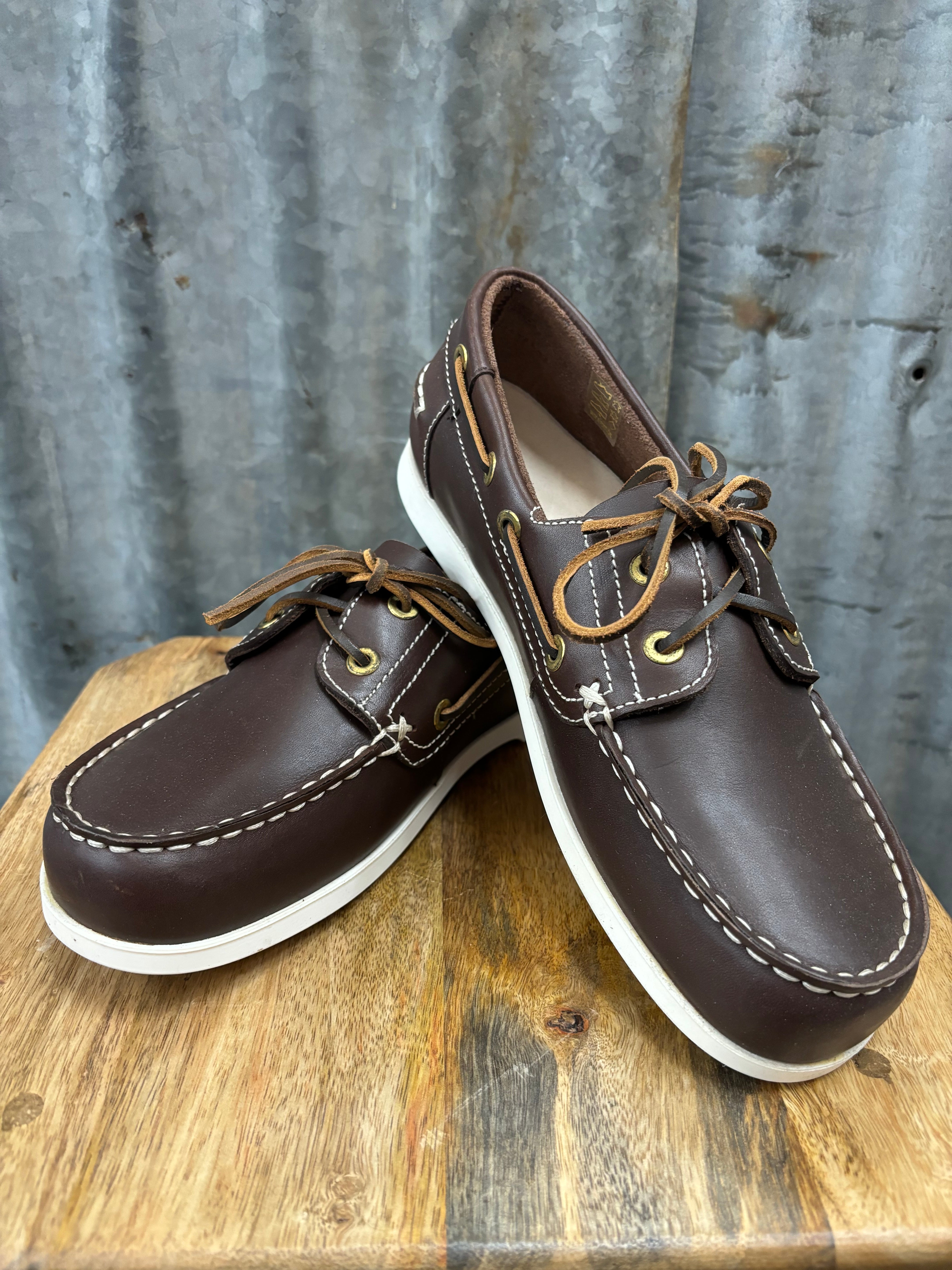 FIRESALE Birkenstock Kingstown boat shoe in Dark Brown All Things Country