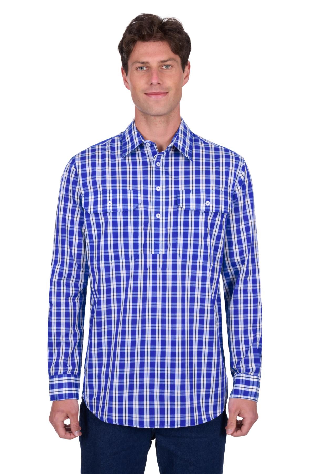 Hard Slog Levers 1/2 PLKT LS Shirt