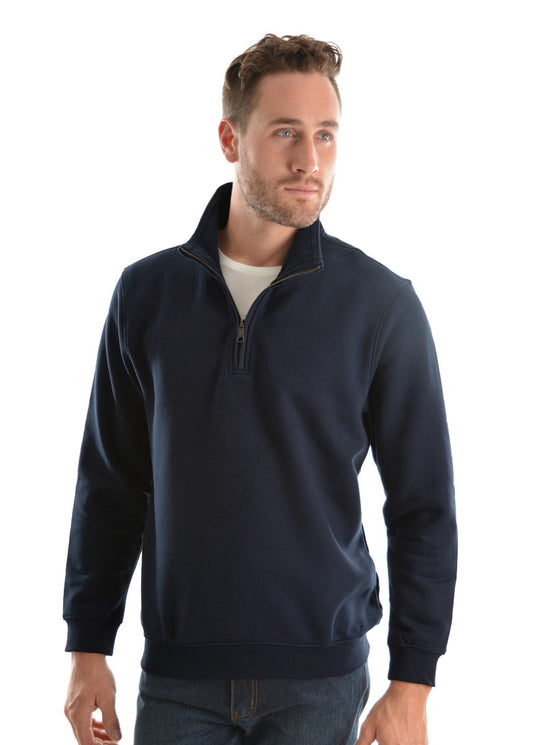 Hard Slog Mens 1/4 Zip Fleece Top