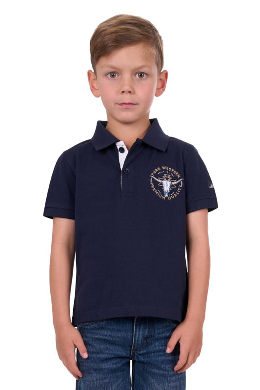 Pure Western Boys Mack SS Polo