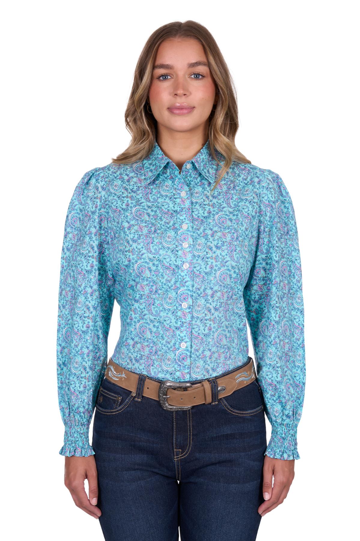 Pure Western Womens Riley LS Shirt