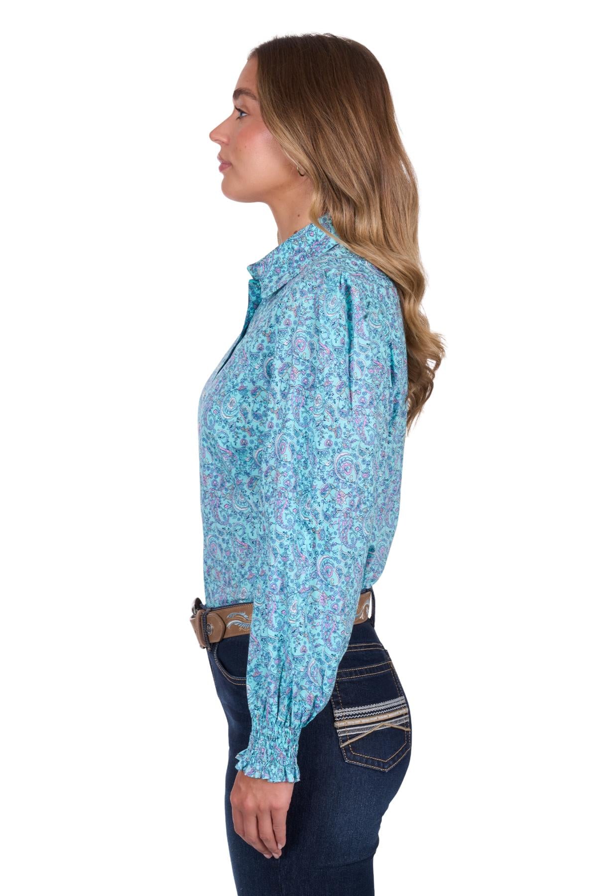 Pure Western Womens Riley LS Shirt
