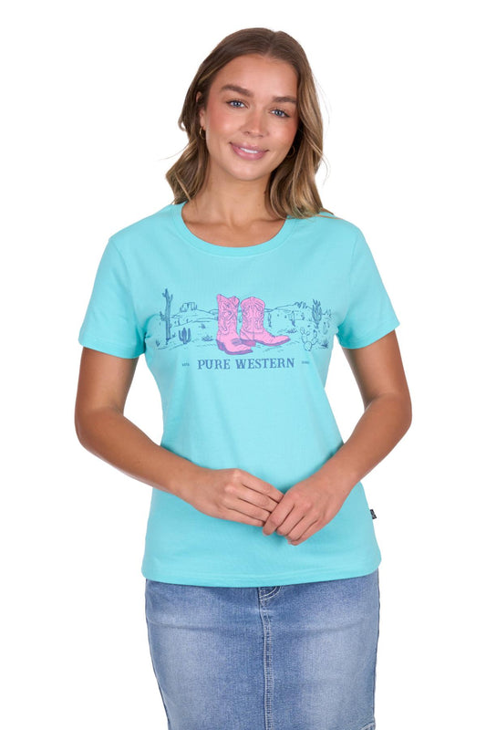 Pure Western Womens Shelly SS Tee