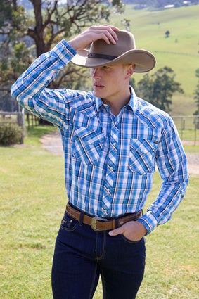 Pure Western Mens Wade LS Shirt