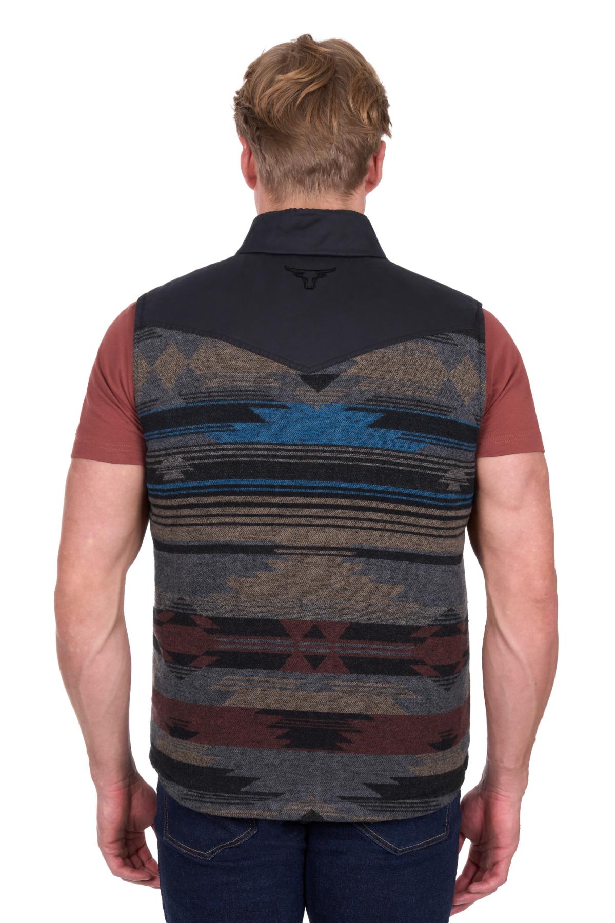 Pure Western Mens Trevor Reversible Vest