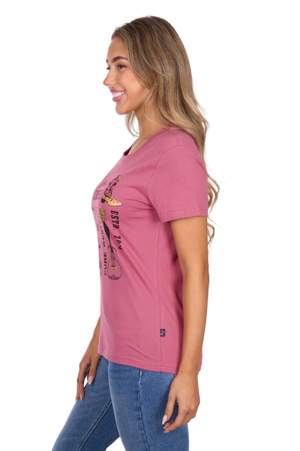 Pure Western Womens Trinity S/S Tee