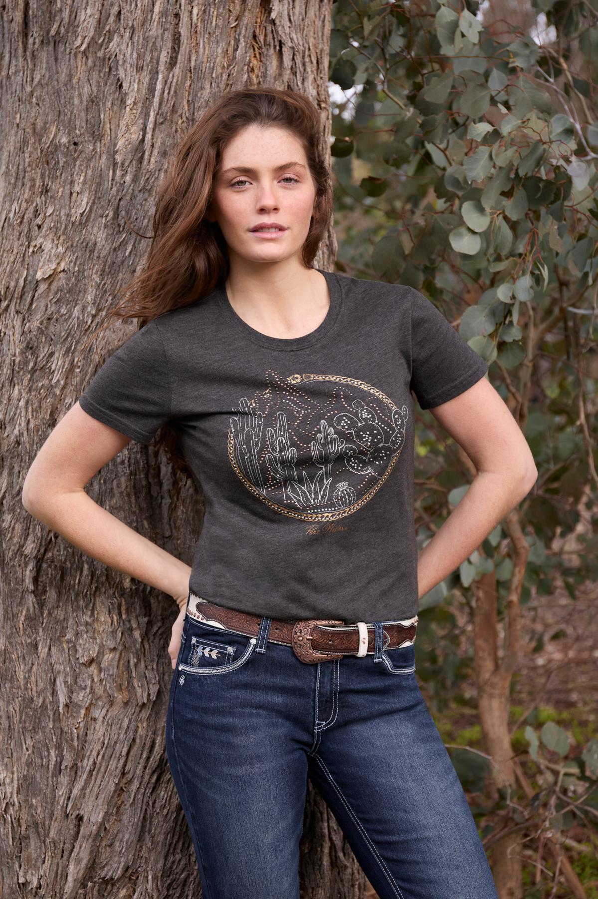 Pure Western Womens Destiny S/S Tee