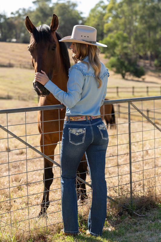 Pure Western Womens Jay Boot Cut Jean