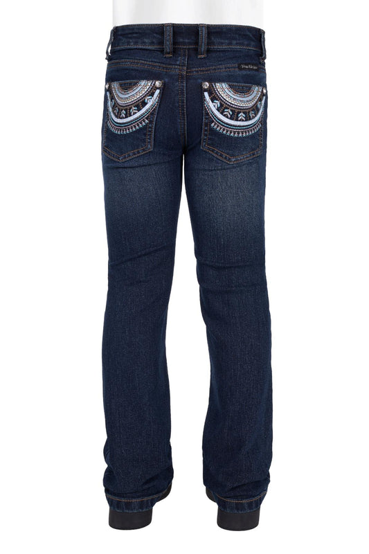 Pure Western Girls Pat Boot Cut Jeans