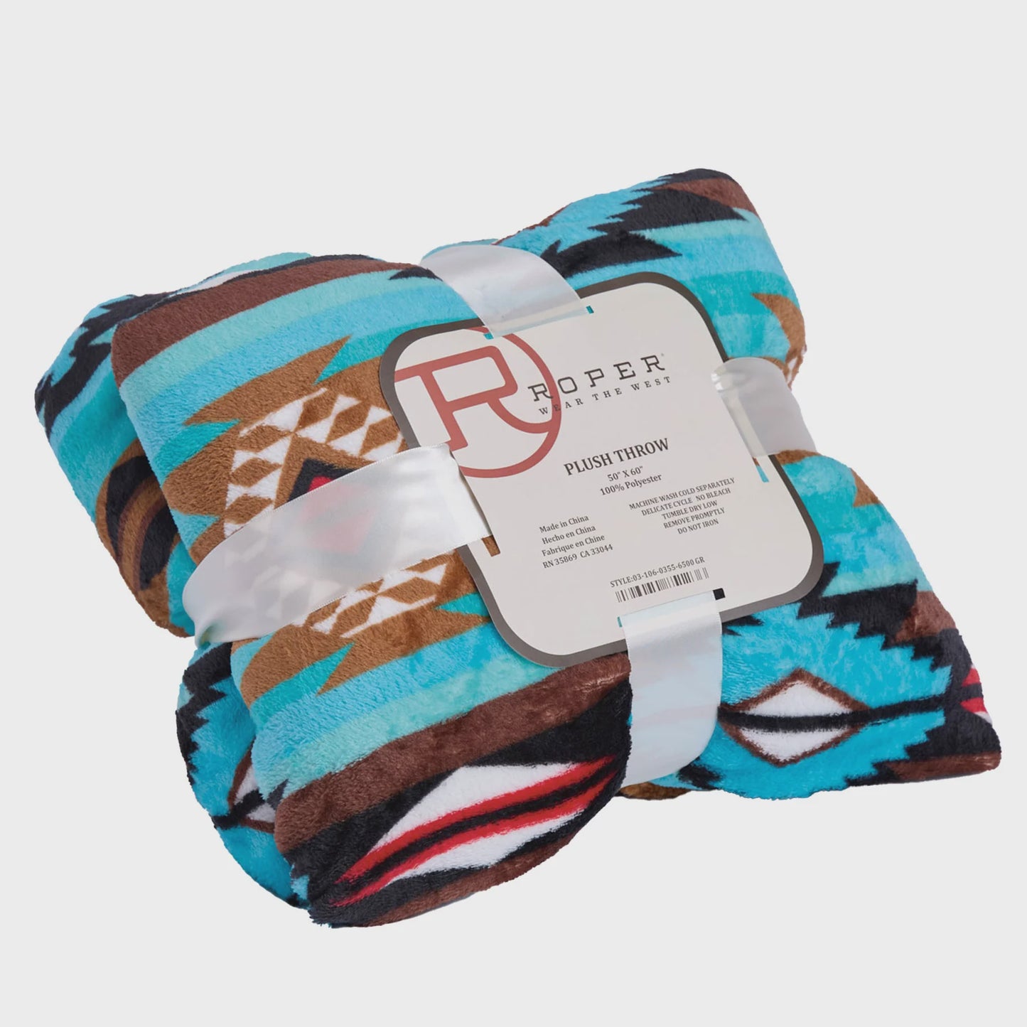 Roper Plush Throw Blanket