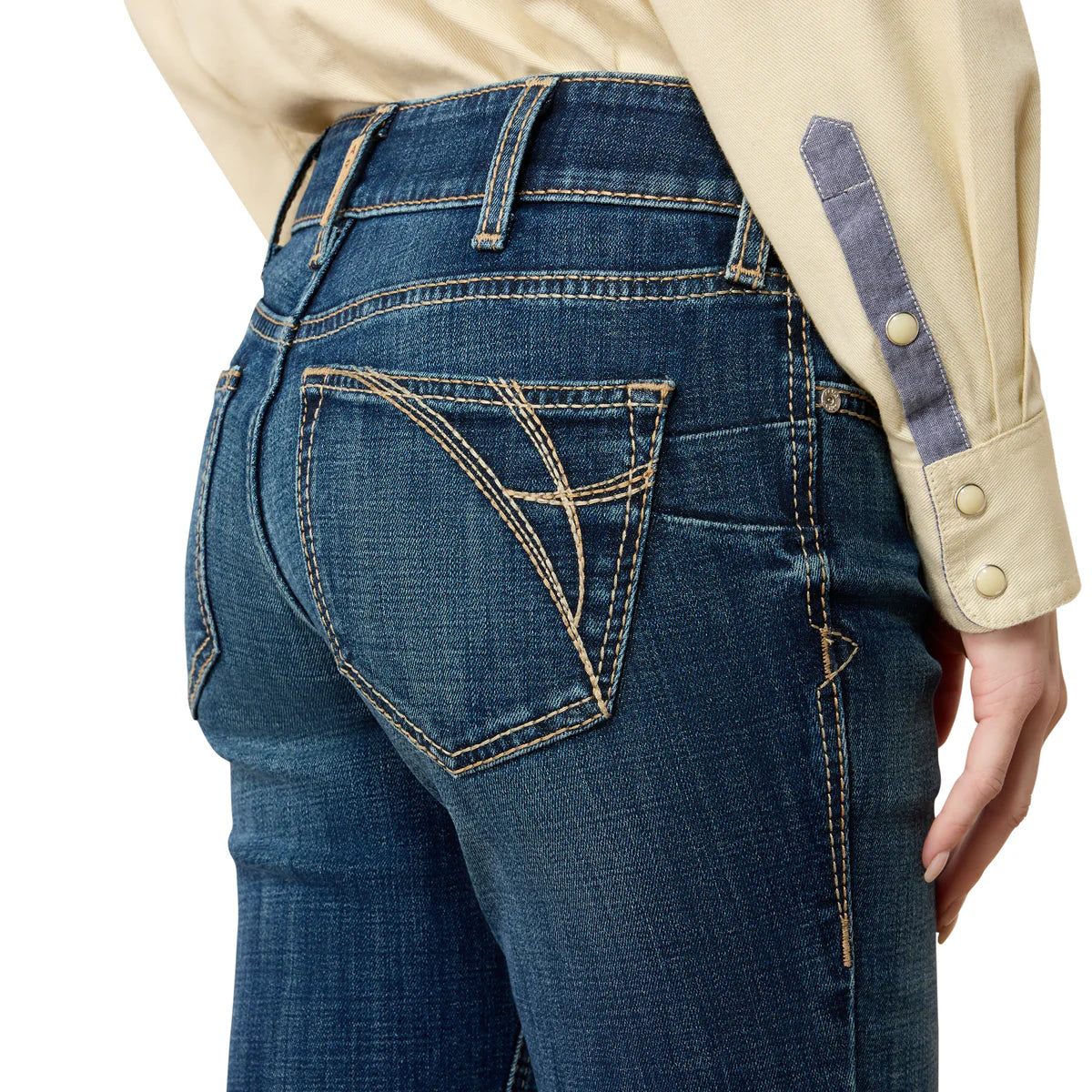 Ariat Womens Fiona Mid Rise Boot Cut Jeans