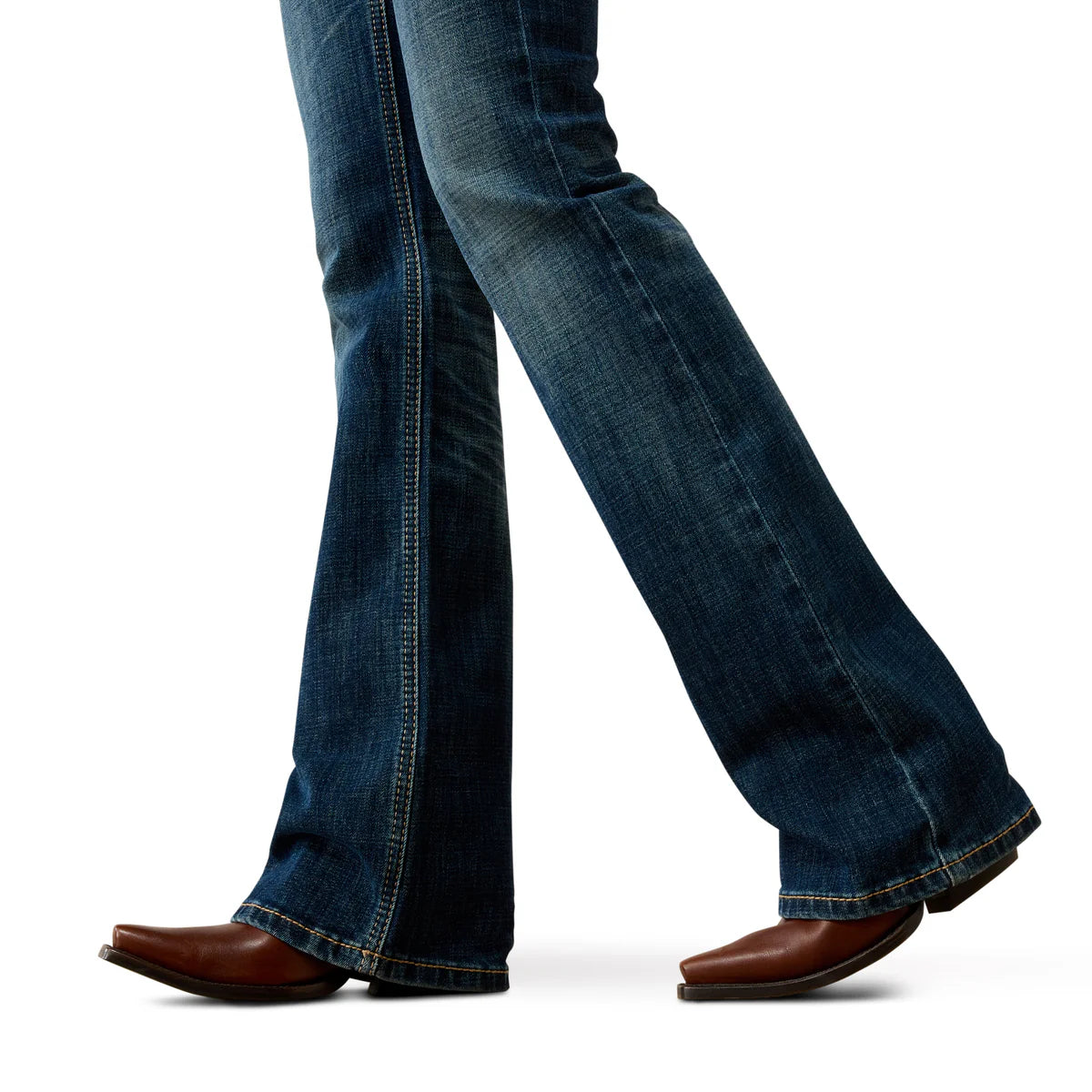 Ariat Womens Fiona Mid Rise Boot Cut Jeans