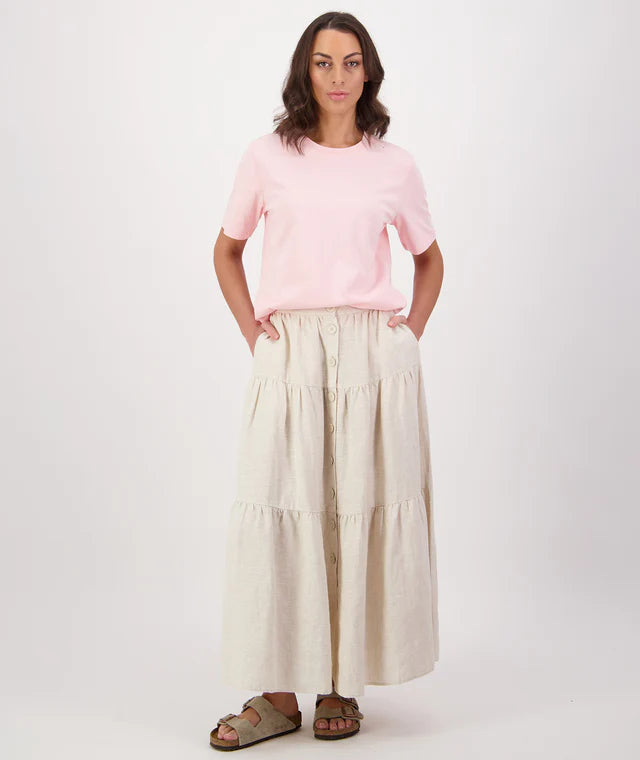 Swanndri Womens Audrey Linen Skirt