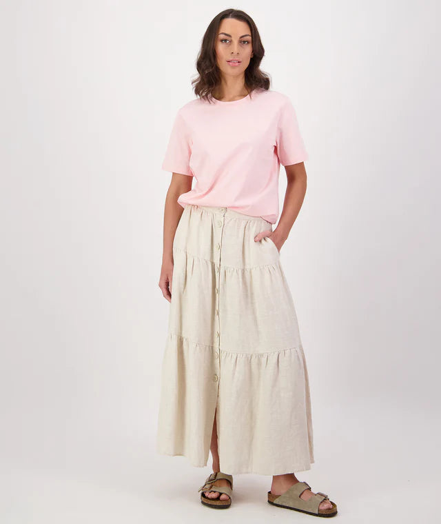 Swanndri Womens Audrey Linen Skirt