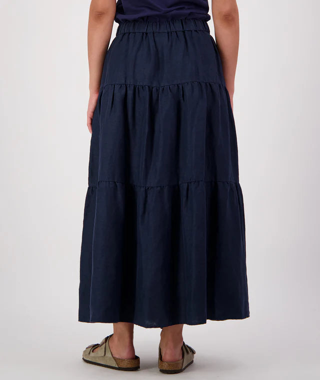 Swanndri Womens Audrey Linen Skirt