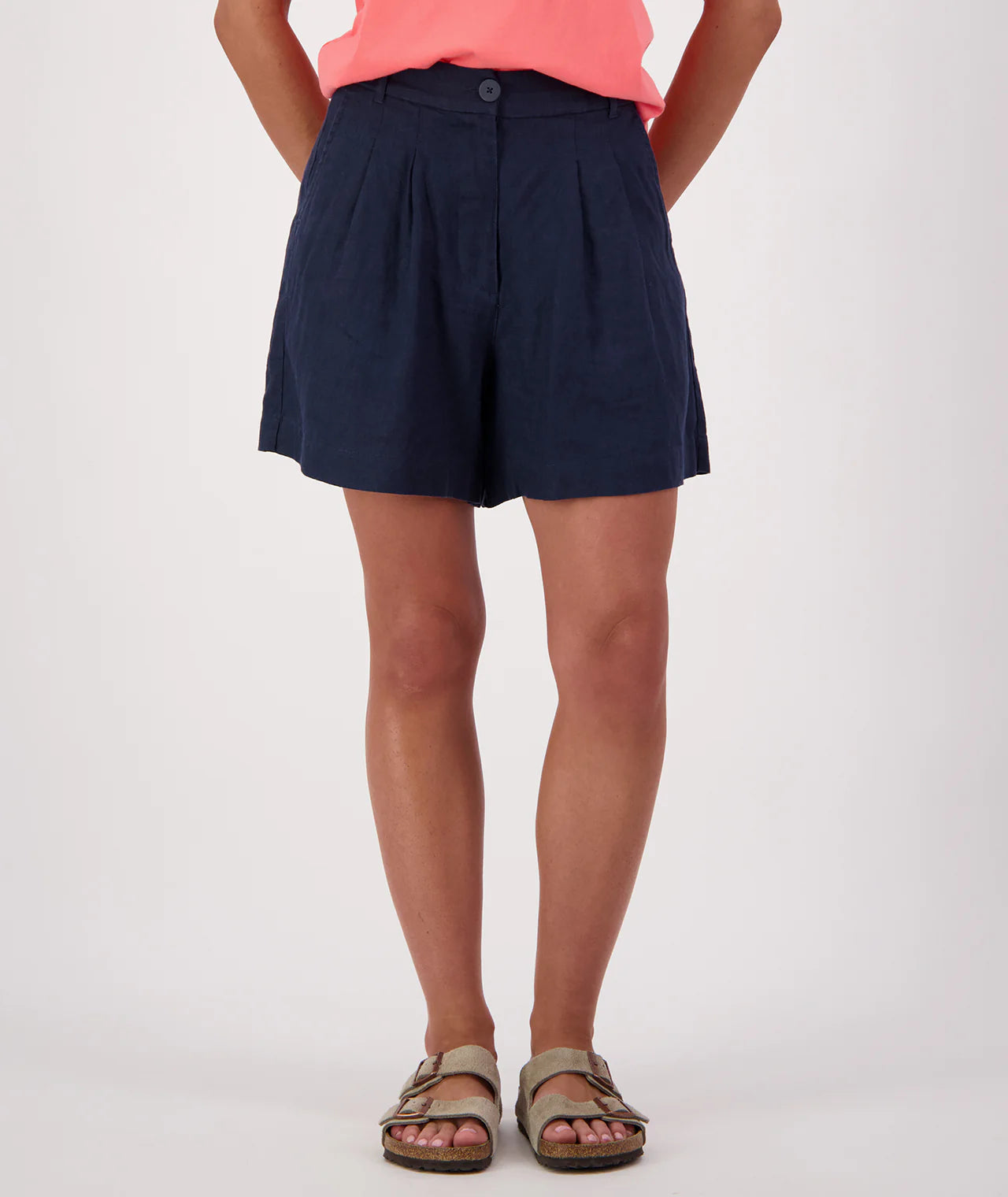 Swanndri Womens Leila Linen Shorts