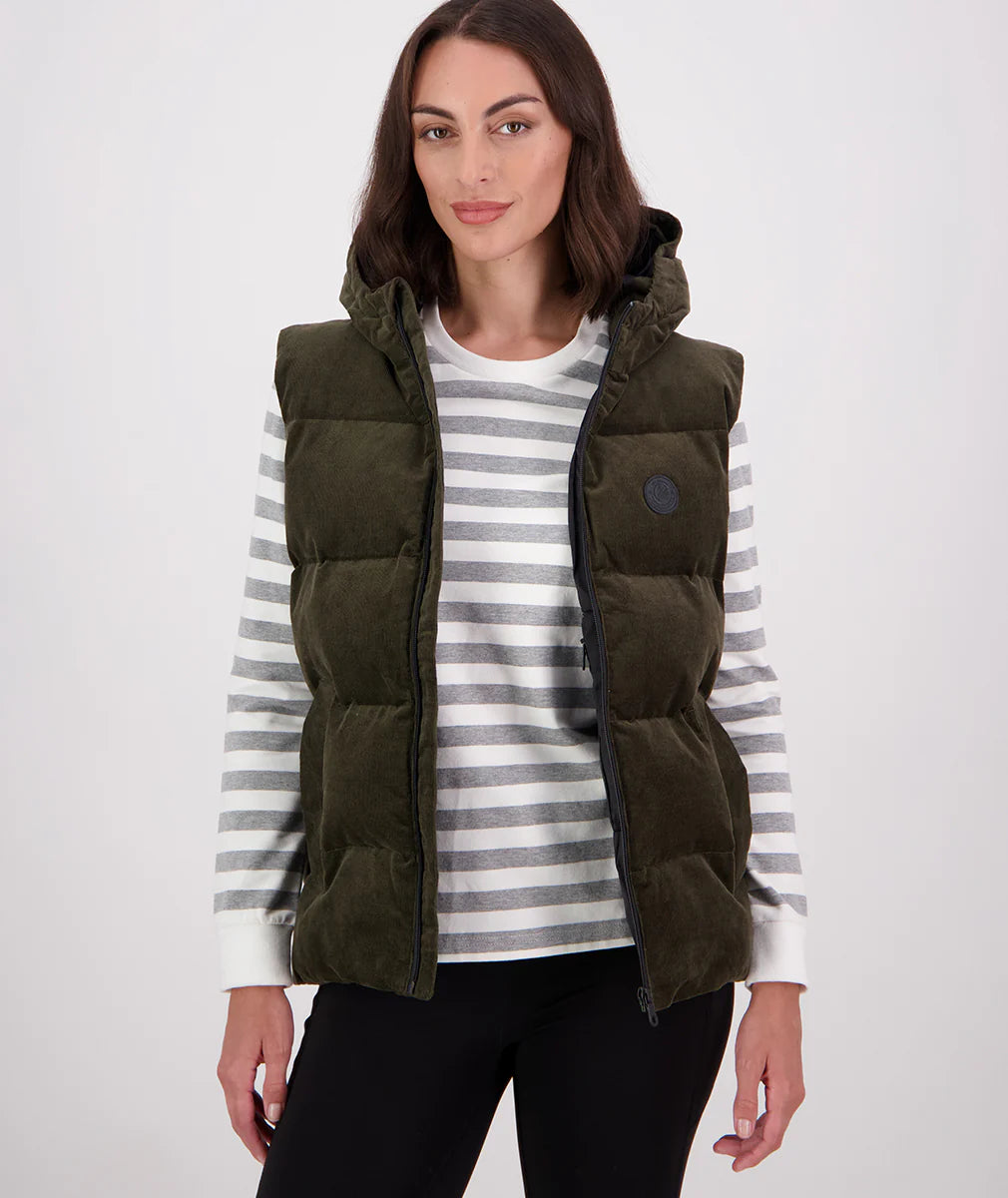 Swanndri Womens Summit Cord Insulated Vest