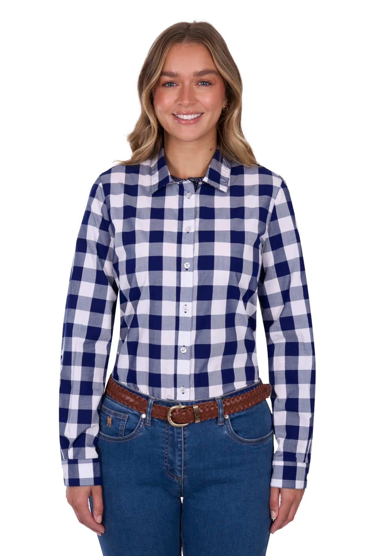 Thomas Cook Womens Scarlet LS Shirt