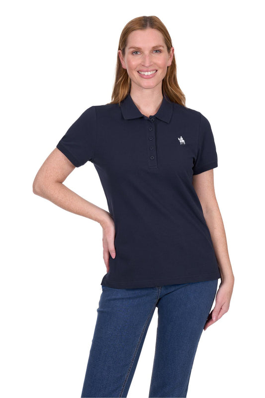 Thomas Cook Womens Kara Short Sleeve Navy Polo