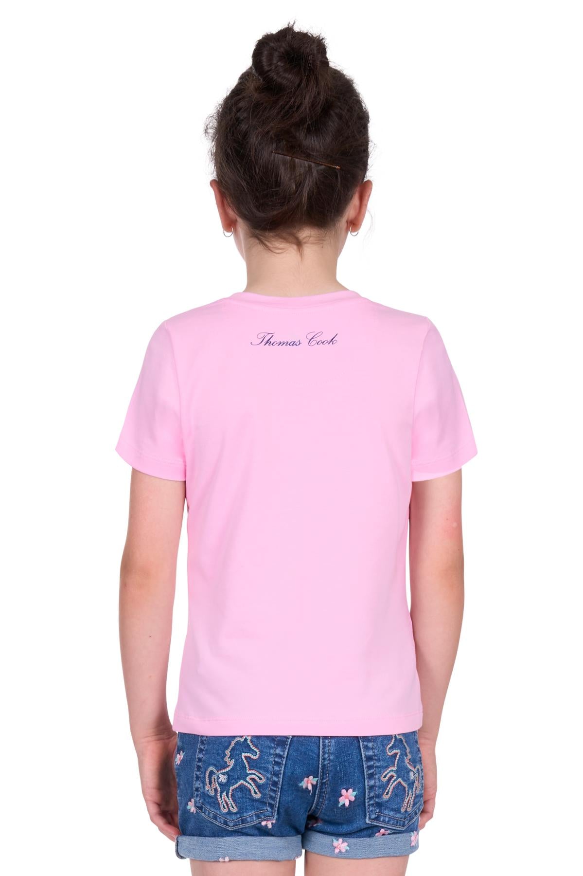 Thomas Cook Girls Bonny Short Sleeve Tee in Pale Pink
