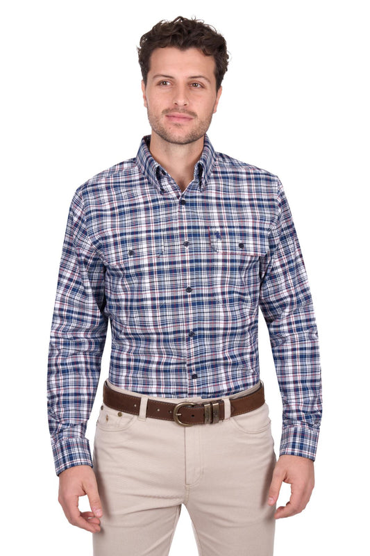 Thomas Cook Mens Sean Check 2 Pocket L/S Shirt