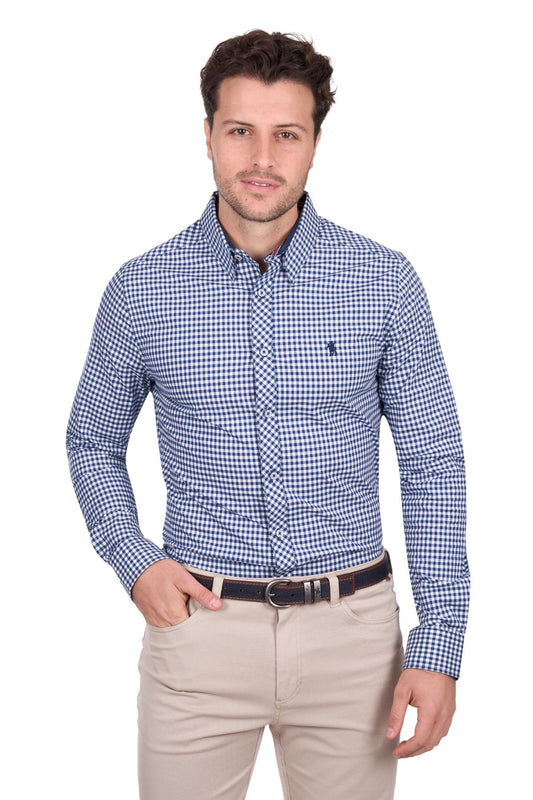 Thomas Cook Mens Anthony Check Tailored L/S Shirt
