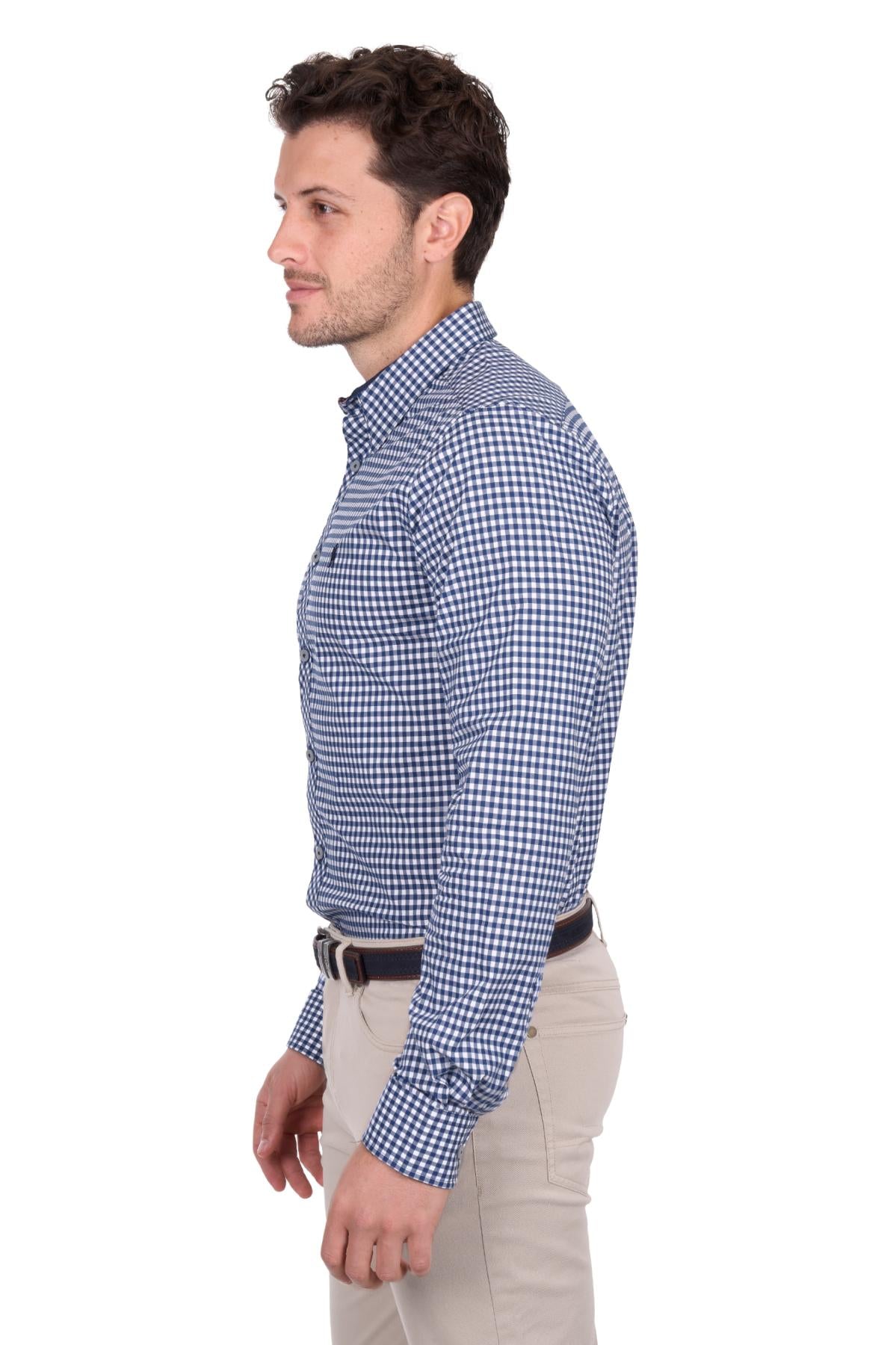 Thomas Cook Mens Anthony Check Tailored L/S Shirt