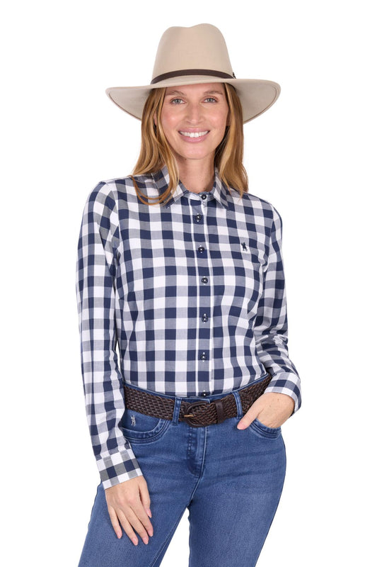 Thomas Cook Womens Tamara LS Shirt Navy