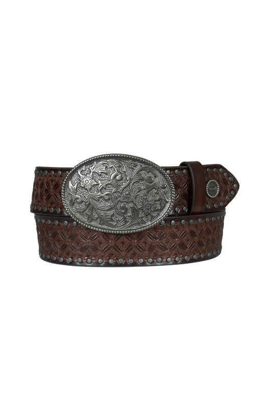 Wrangler Womens Drew Belt in Dark Tan