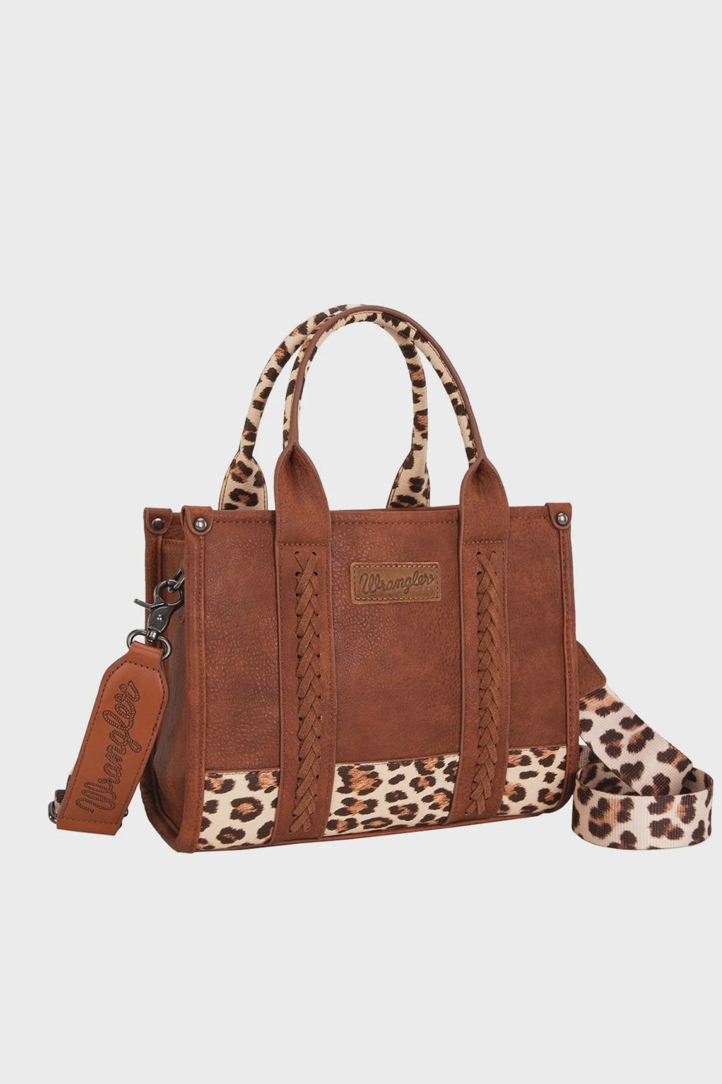 Wrangler Leopard Print Crossbody Bag