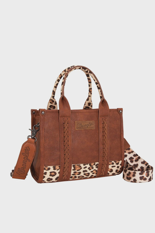Wrangler Leopard Print Crossbody Bag