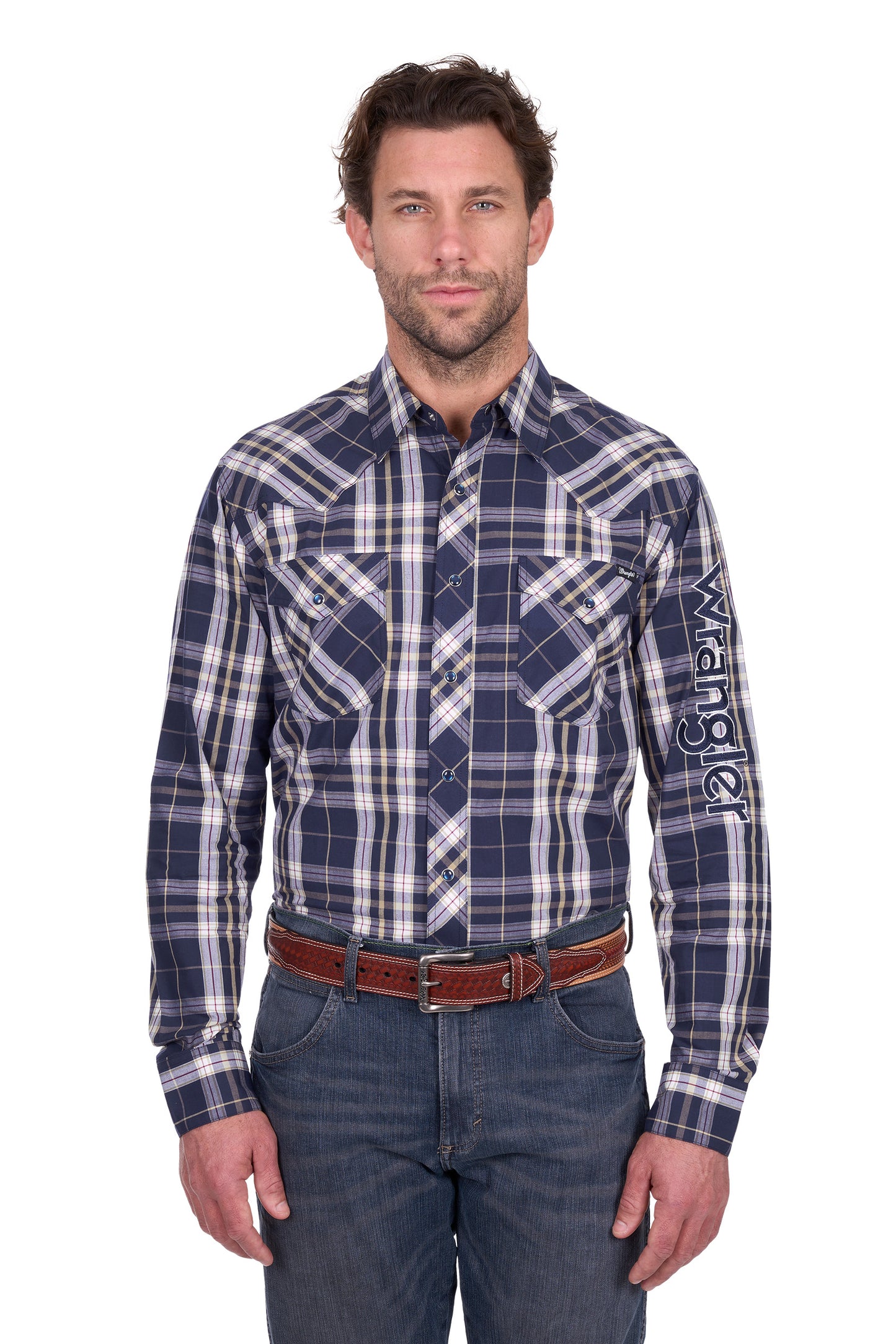Wrangler Mens Wayne Long Sleeved Shirt