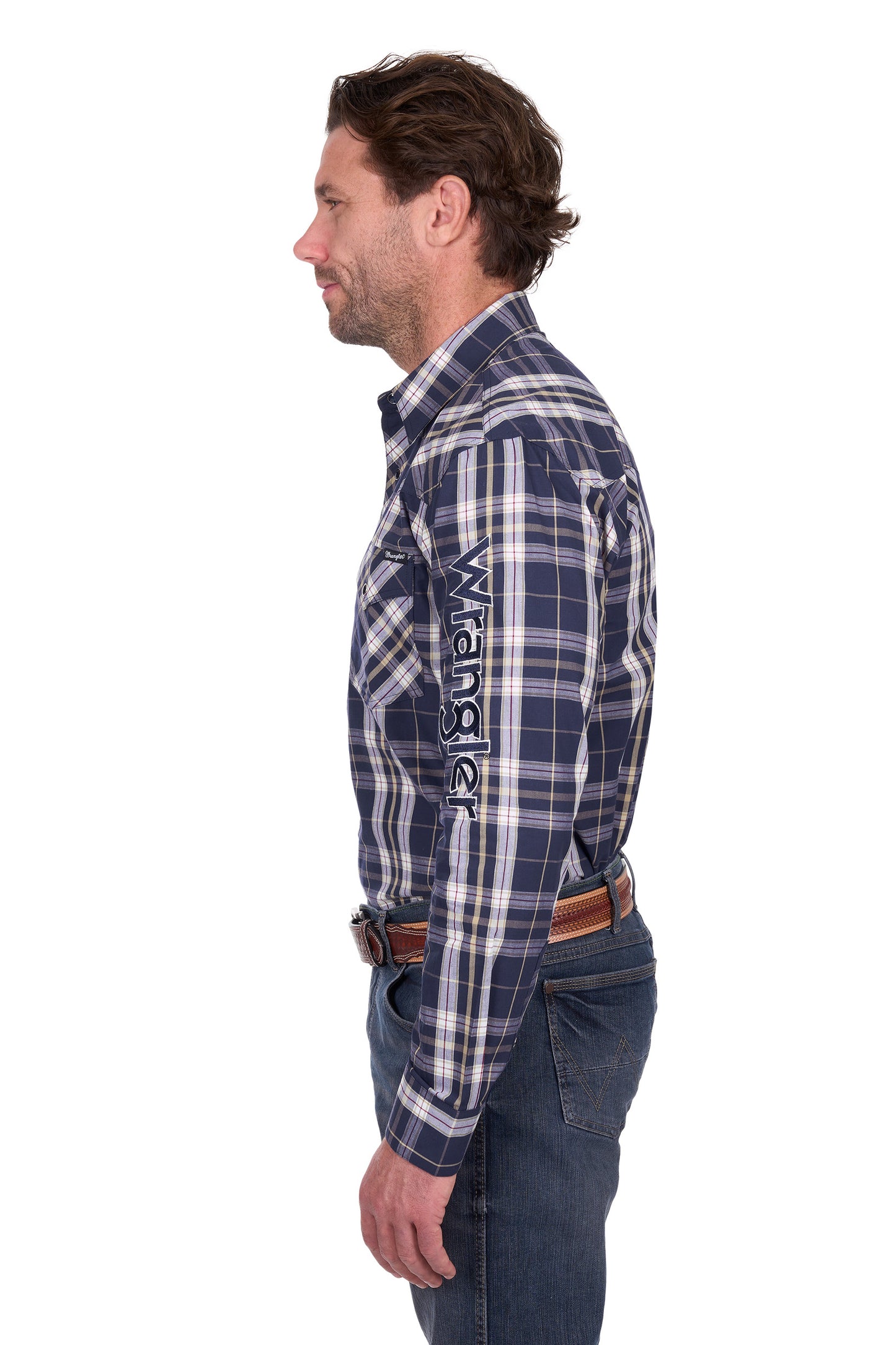 Wrangler Mens Wayne Long Sleeved Shirt