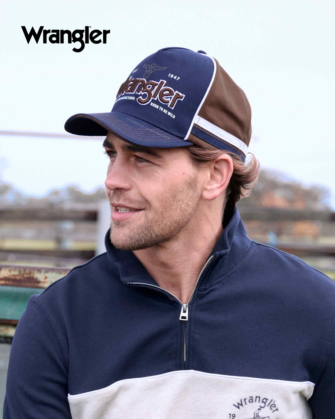Wrangler Tom High Profile Trucker Cap