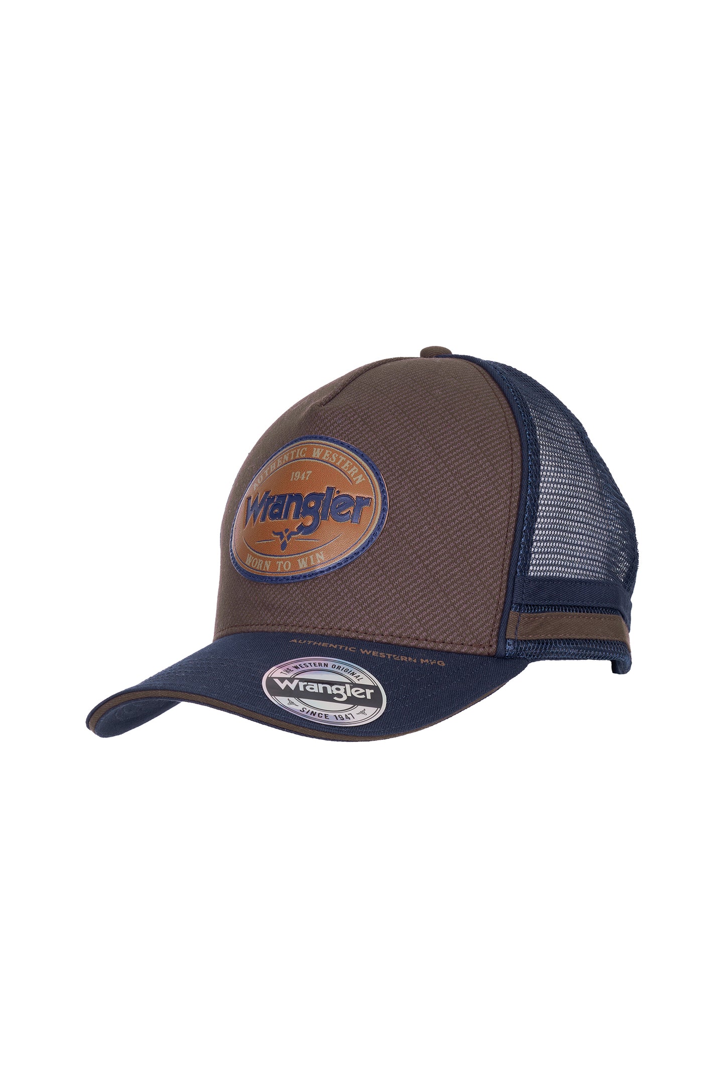 Wrangler Mens Authentic High Profile Trucker Cap