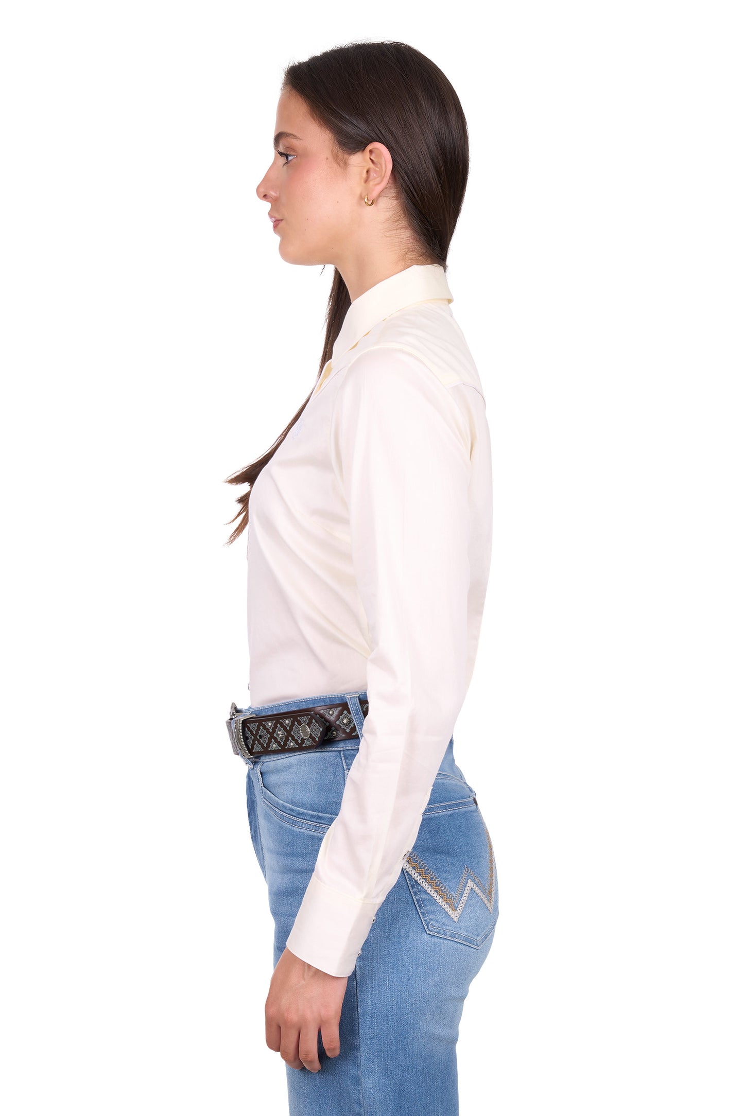 Wrangler Womens Bridget Western Long Sleeve Shirt