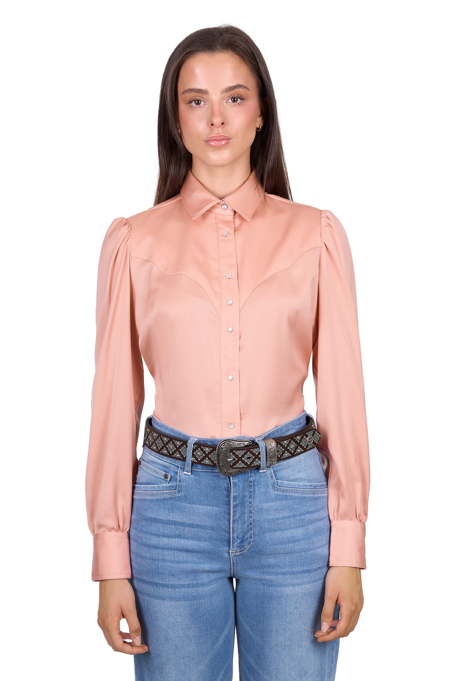 Wrangler Womens Scarlet Long Sleeve Shirt