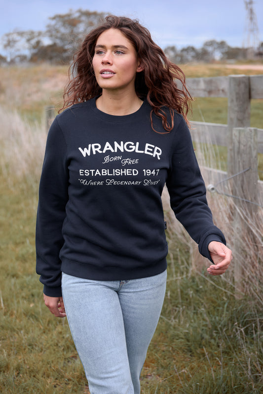 Wrangler Womens Bella Crew Sweatshirt