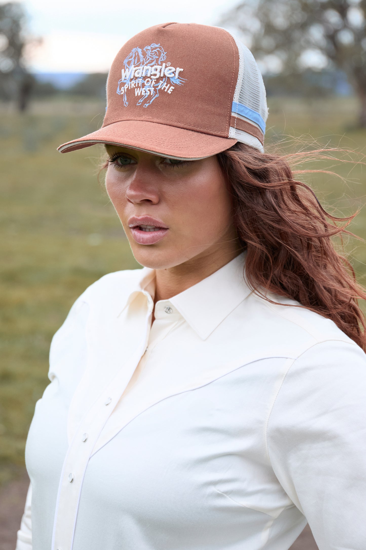 Wrangler Womens High Profile Lin Trucker Cap