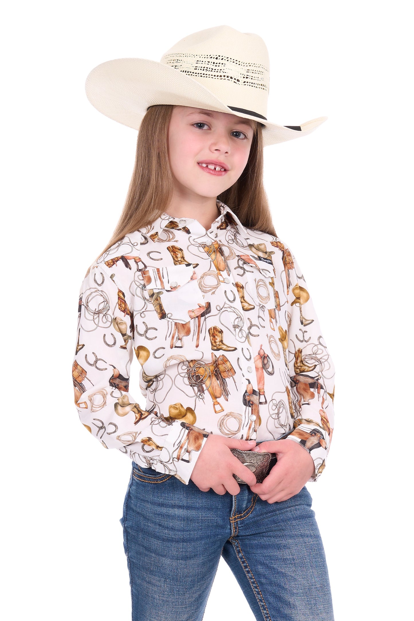 Wrangler Girls Marilyn Long Sleeve Shirt