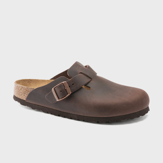 Birkenstock Boston Regular Width Habana Oiled Leather