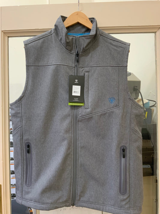 Ariat Mens Logo Softshell Vest Char